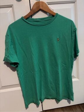 Polo by Ralph Lauren Short-Sleeve Crew Tee in Teal Green